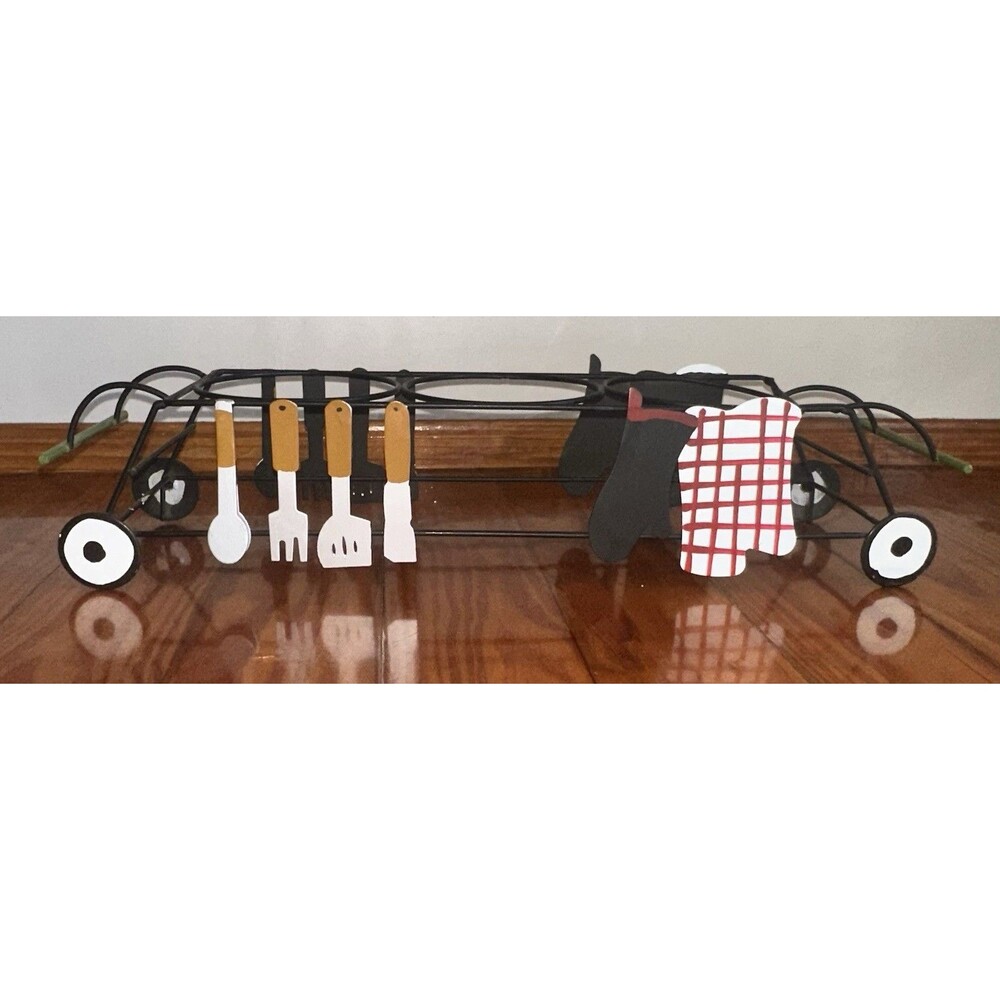 Vintage Boston Warehouse Condiment Serving Set BBQ Grilling Tailgate